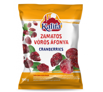 Kalifa cukrozott aszalt vörös áfonya 100g