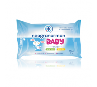 Neogranormon Baby baba törlőkendő aloe vera és kamilla kivonattal 55 lap