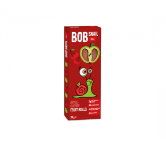 Bob Snail gyümölcstekercs alma-meggy 30g