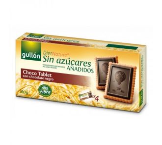 Gullon Choco Tablet étcsokoládés keksz édesítőszerrel 150g