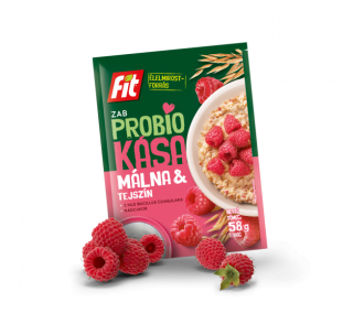 Fit Probio Zabkása Málna-Tejszín 58g