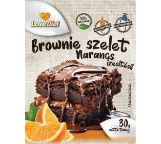 Love Diet Brownie szelet narancs ízesítésű 30 g