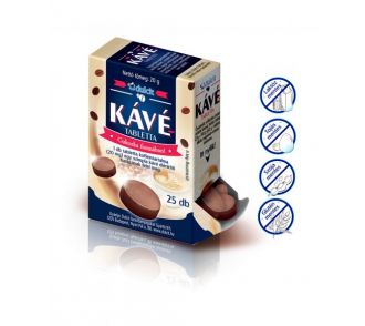 Dulcit Kávétabletta (koffeinnel) 20g