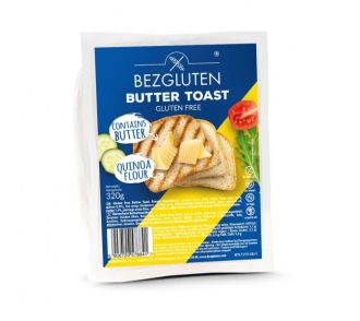 Bezgluten Gluténmentes vajas toast kenyér 320g