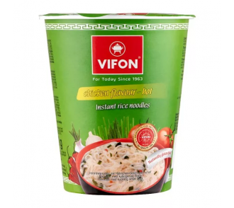 Vifon csirke ízesítésű gluténmentes rizstésztás leves pohárban (csípős) 60g