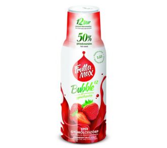 FruttaMax Bubble12 Eper ízű szörp 500ml