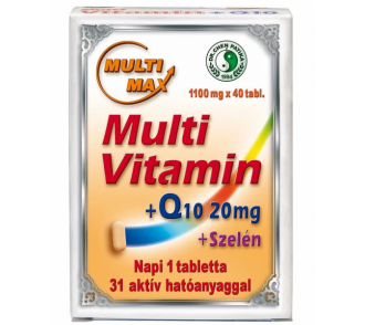 Dr. Chen Multivitamin + Q10 + Szelén 40 tabletta